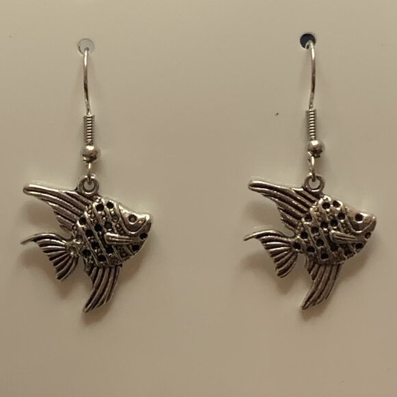 Fish Earring, Fish Jewelry, Gift Idea, Silly Animal Earring, Novelty Earring - Picture 7 of 9